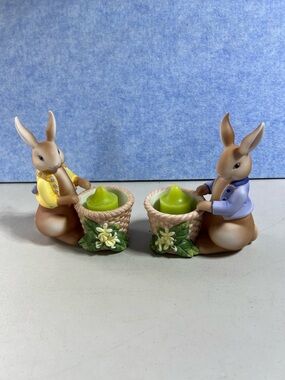 PartyLite Bertie & Bea votive candle holder pair #P7735, Retired in original box